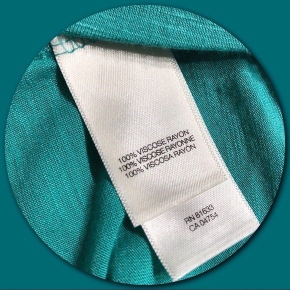 KENNETH Cole Teal Long Sleeve T-Shirt - Picture 8 of 8